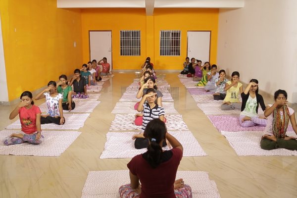 Yoga Class at Gayatri Group of Institutions.